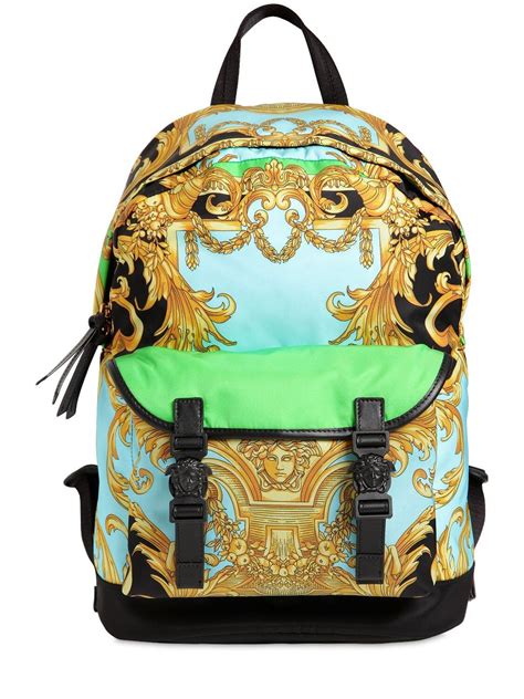 versace backpack nylon|versace backpacks for men.